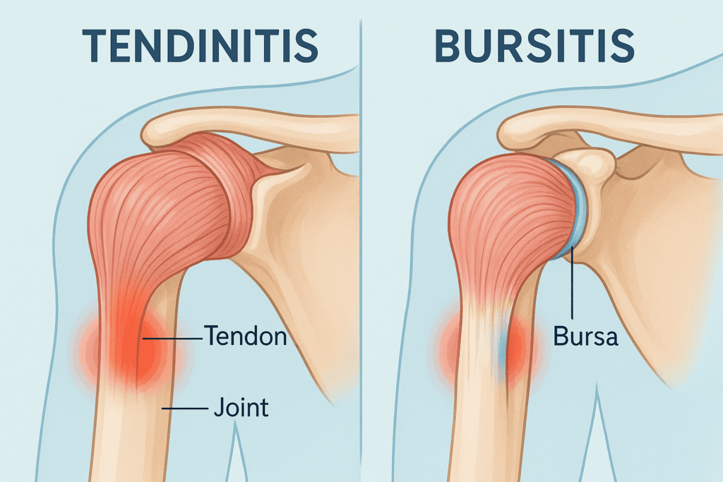 Bursitis vs. Tendinitis – Know the Real Cause of Your Joint Pain