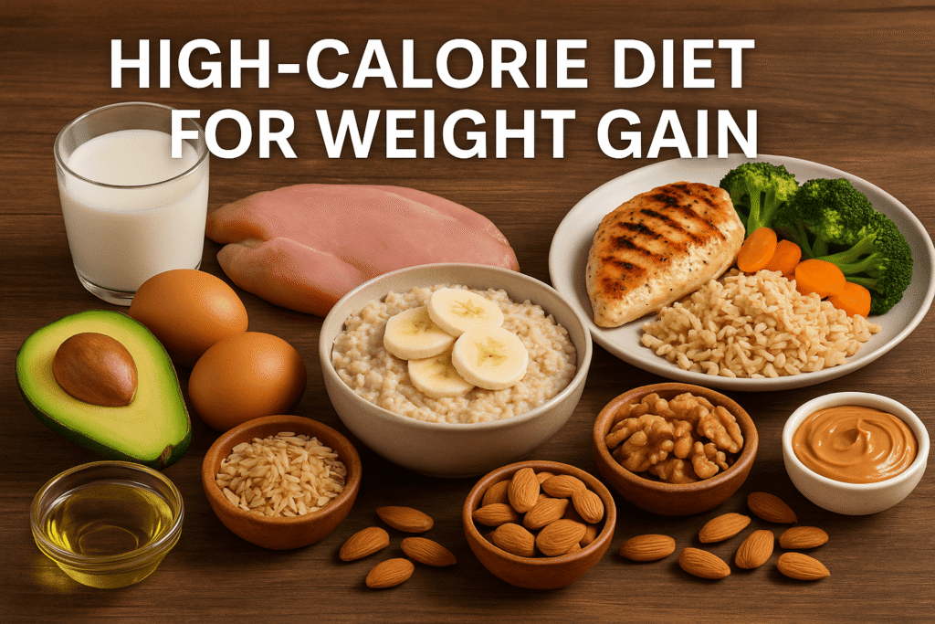 Nutritious smoothie for healthy weight gain using banana, milk, and nut butter