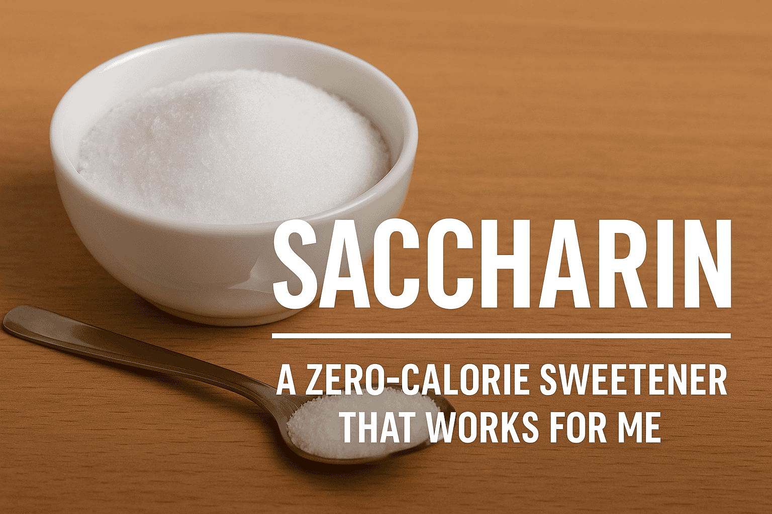 Saccharin: A Zero-Calorie Sweetener That Works for Me